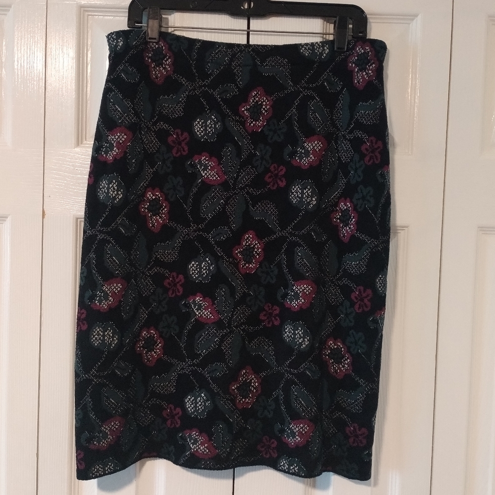 Stizzoli Knit Floral Pencil Skirt